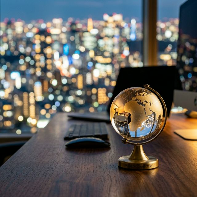 Küresel bağlantılar görseli